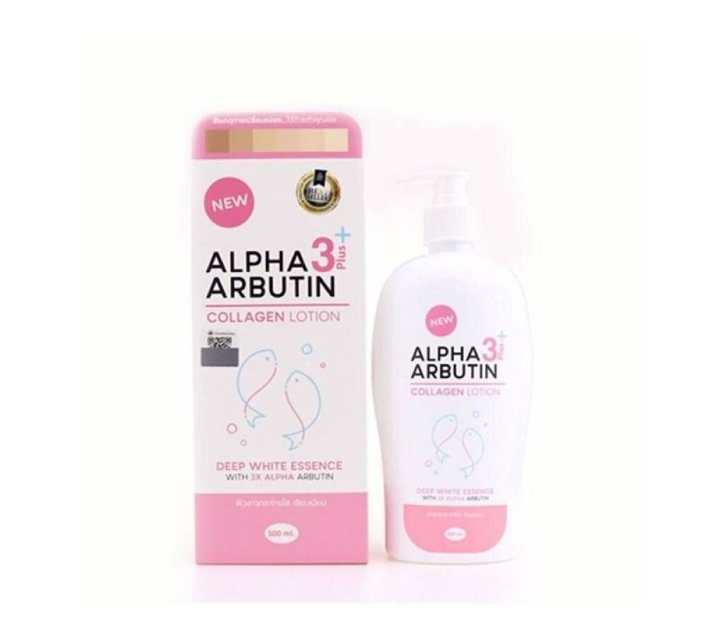 Alpha arbutin 3 plus collagen serum Lotion-500ml-Thailand 