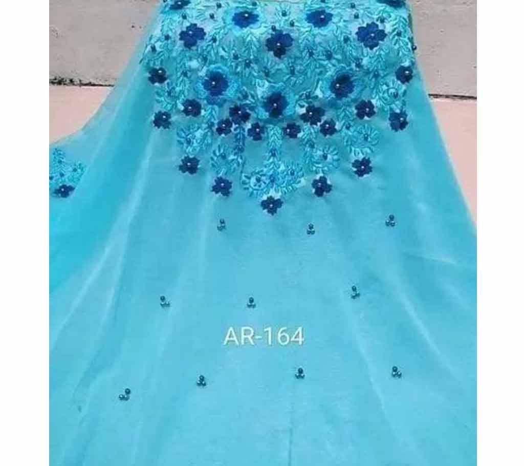 Indian weightless Georgette Embroidery Carcupi For women-1 Pcs 