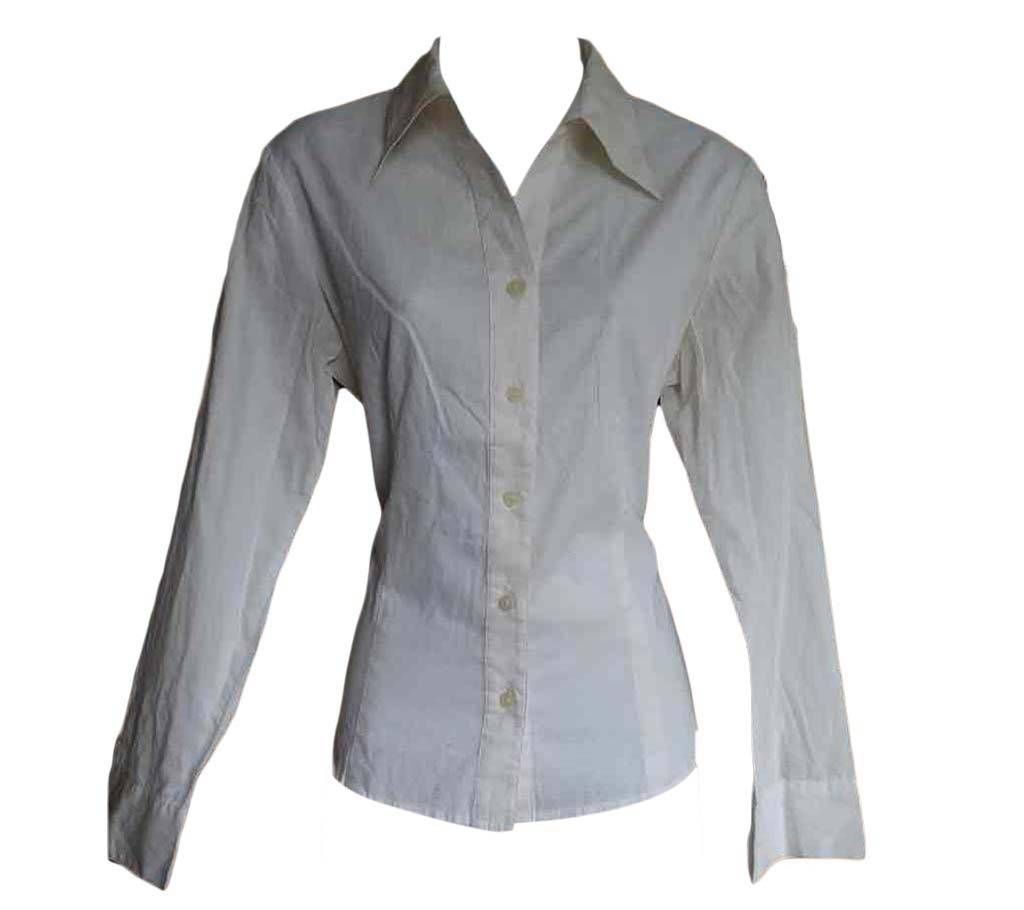 Ladies mixed Cotton shirt 