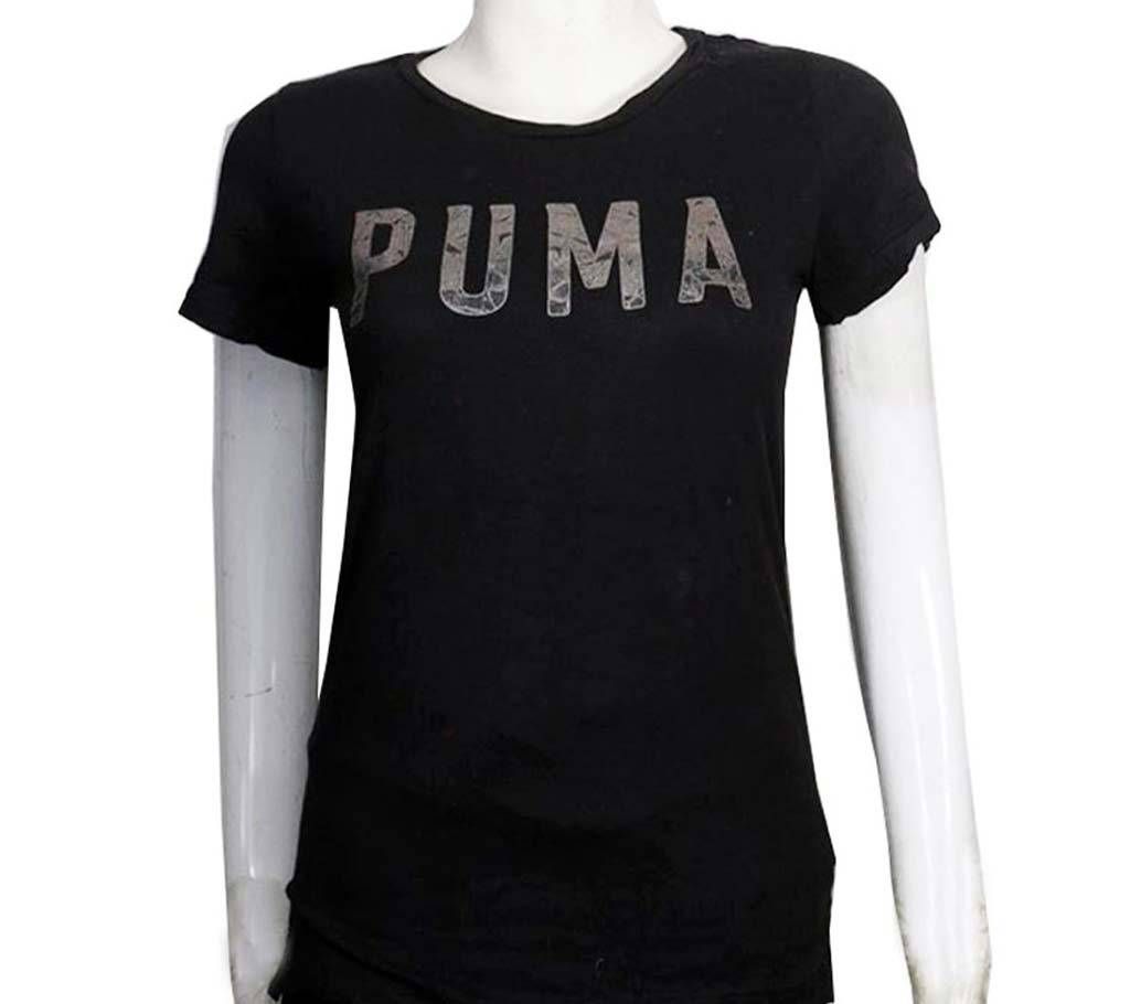 Puma Black T-shirt for women