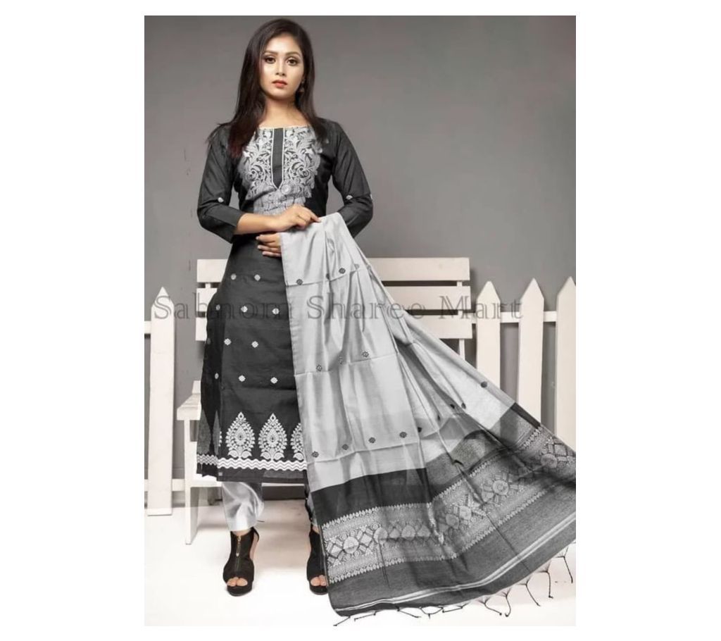 Block Print Cotton Four Piece 106