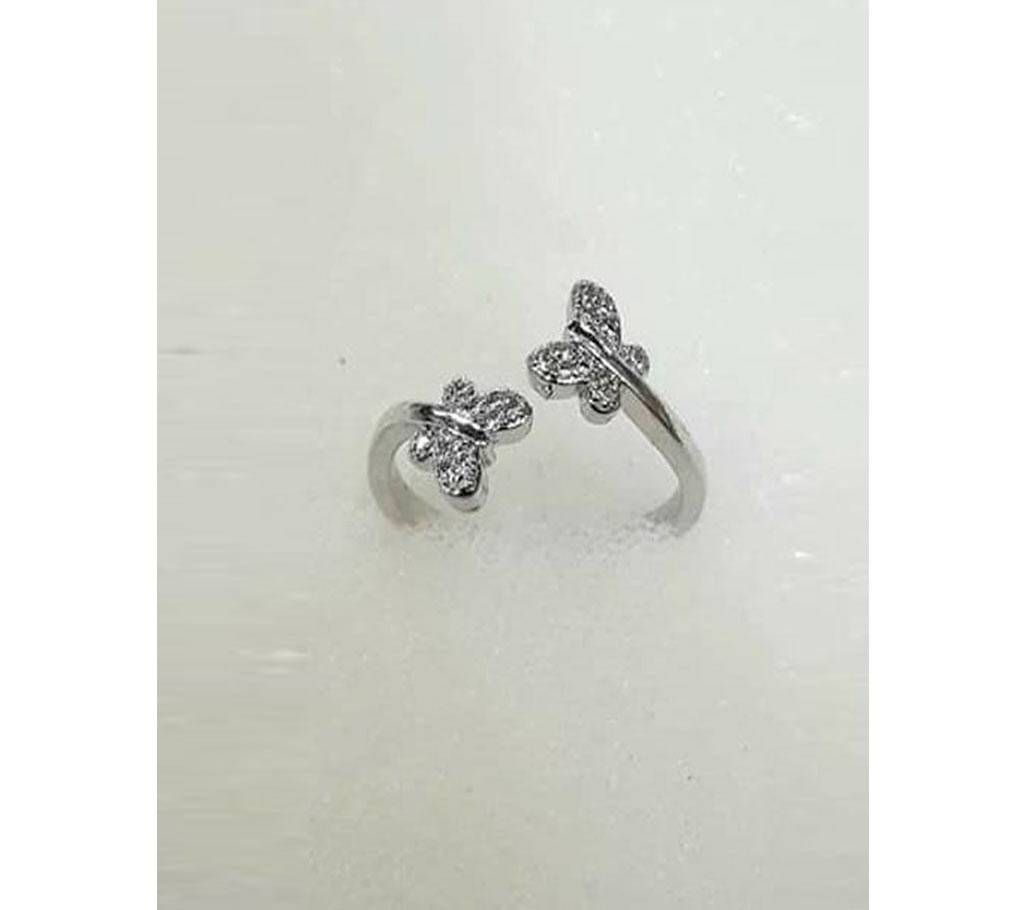 Ladies Finger Ring-Silver