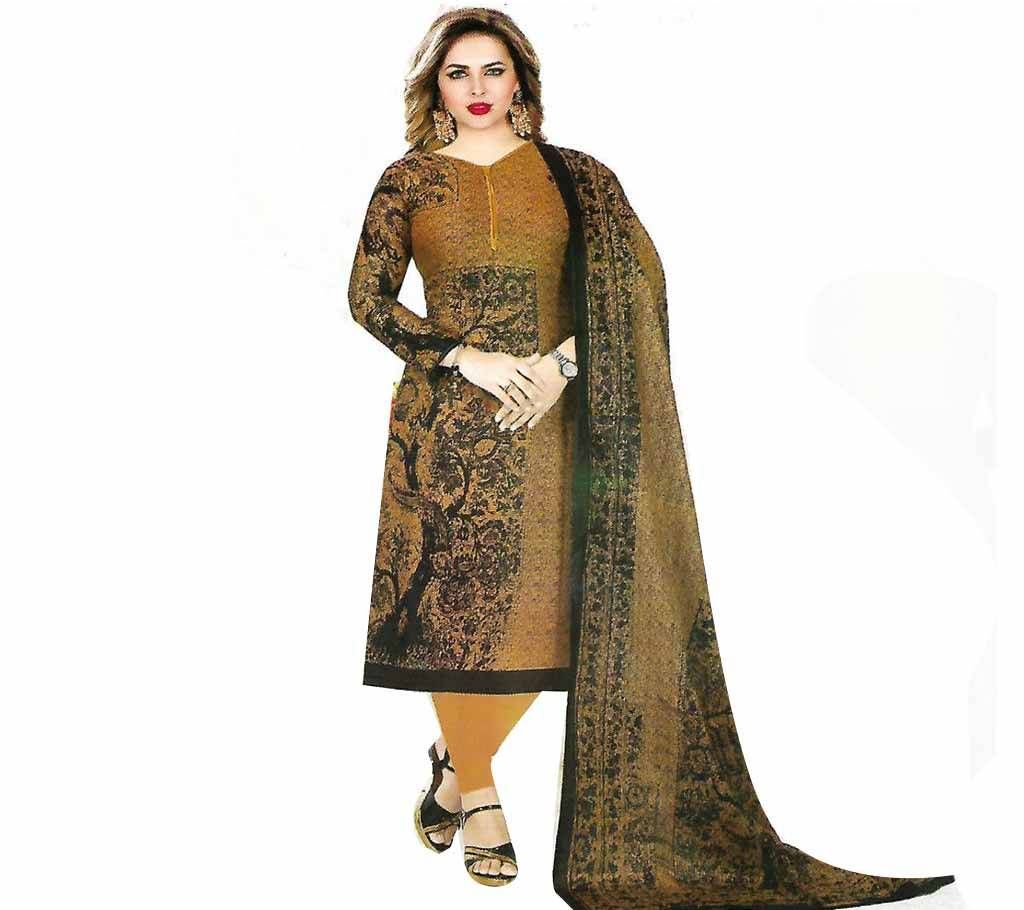  Unstitched Printed Cotton Three Piece1335