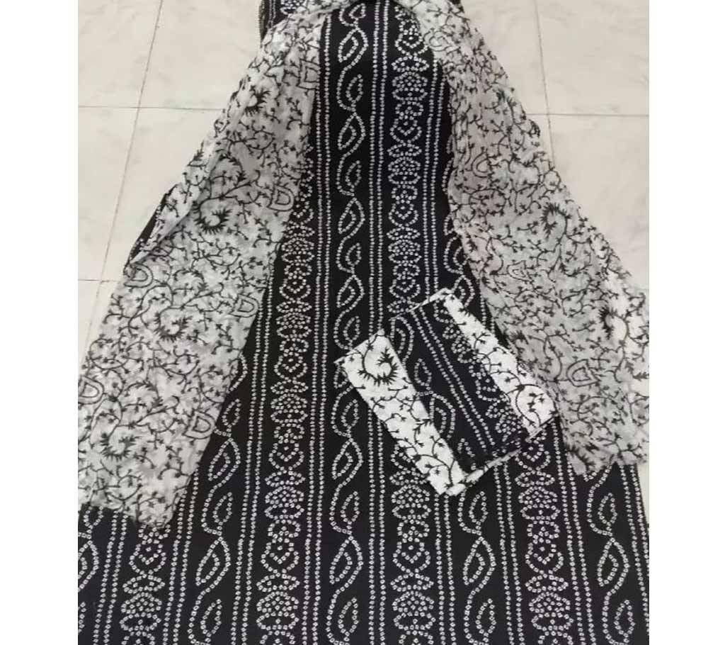 Unstitched Cotton 3Pcs T23