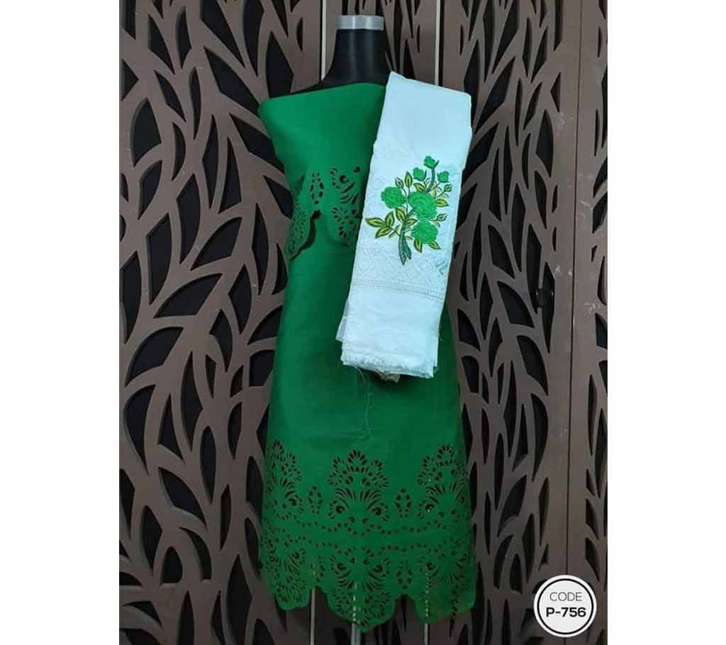 Unstitched PAKISTANI LASAR CUT TWO PIECE SALWAR KAMEEZ-25