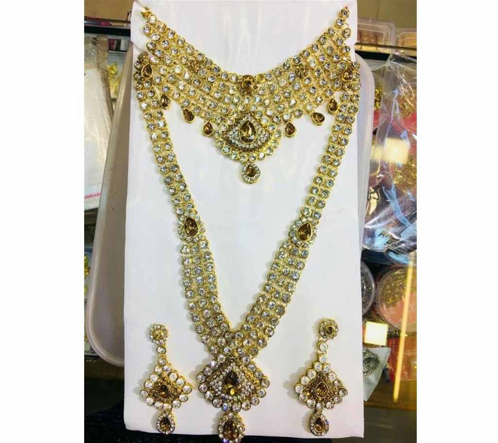 Gold Plated Bridal Jewellery Set 