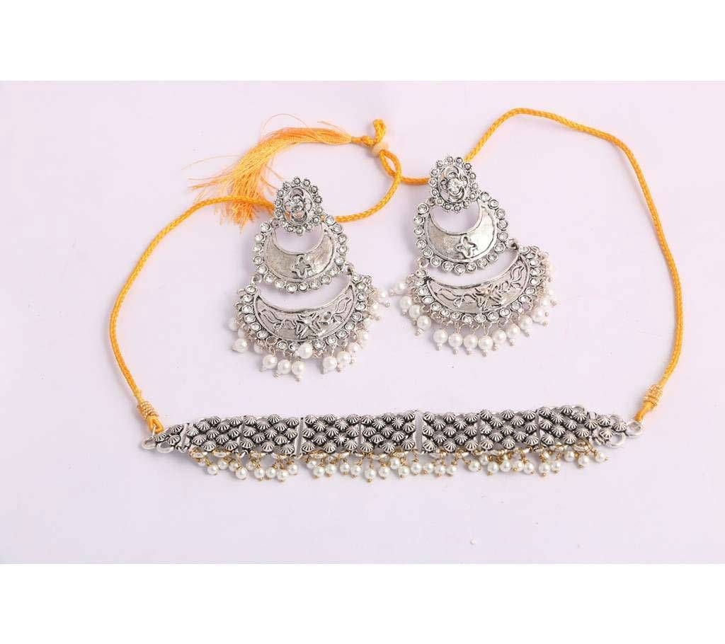 NECK PEACE & LONG LENGTH EAR RING