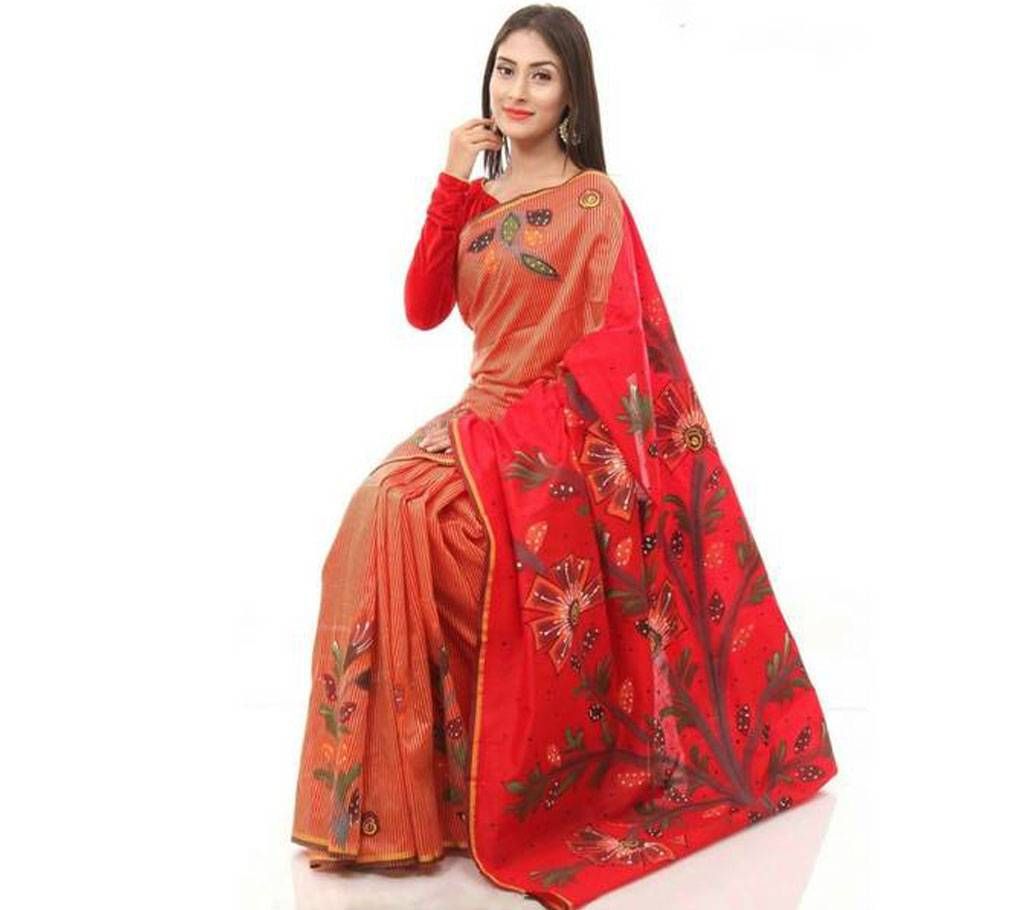 Silk handprint Sharee
