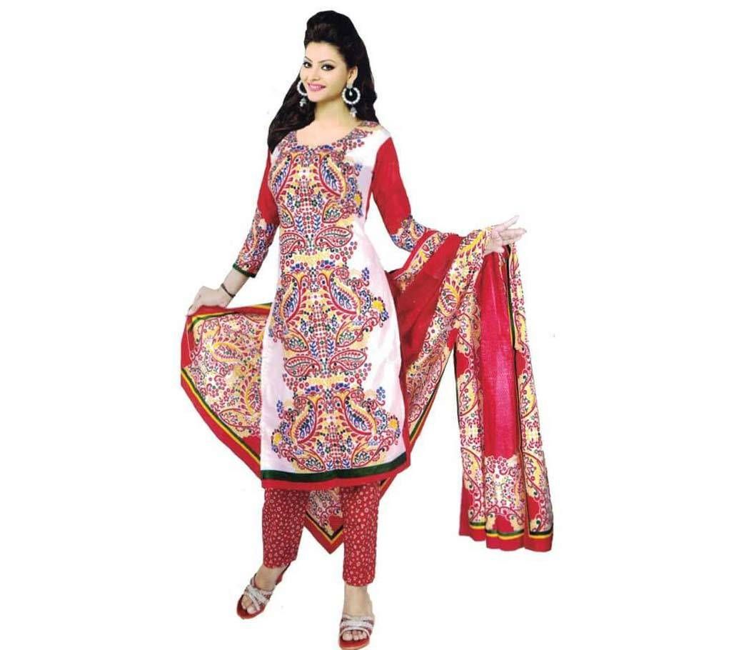 Boishakhi Unstitched Printed cotton three piece (Copy)