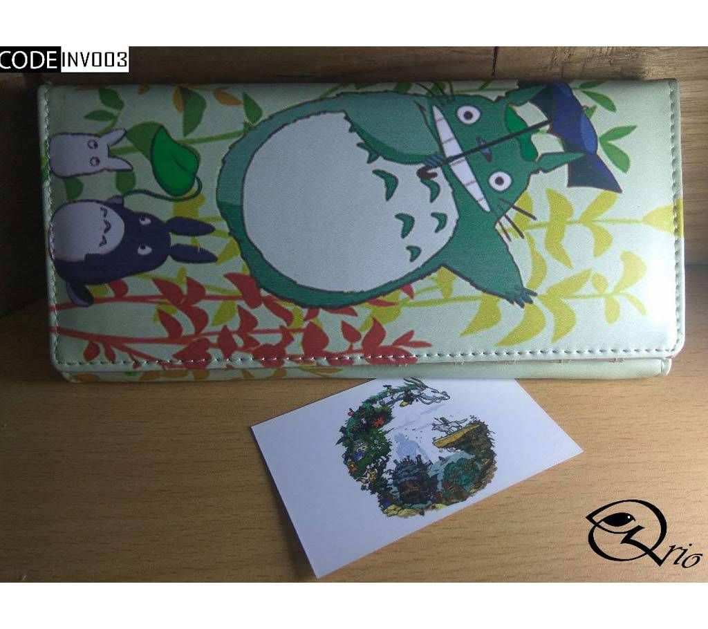 Totoro Large Wallet: My Neighbour Tottoro Ladies Wallet