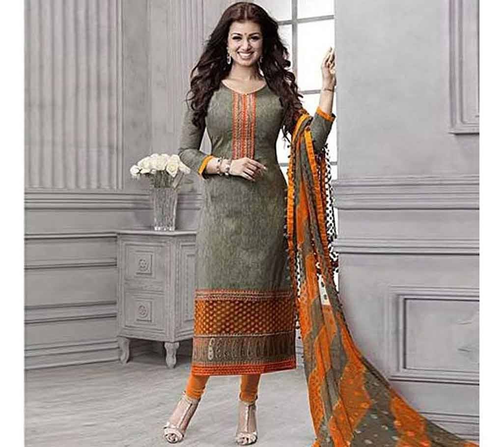 Semi stitched Cotton Embroidery (Copy)