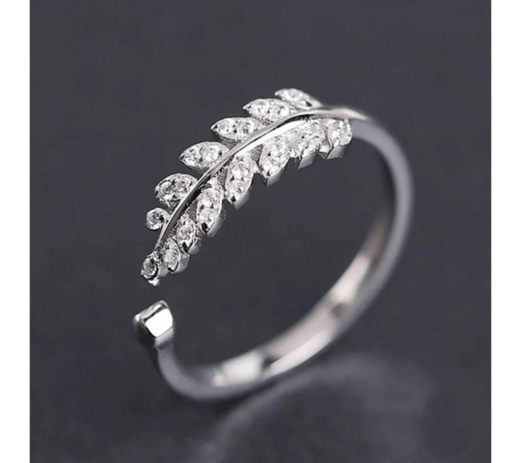 platinum platting finger ring for women