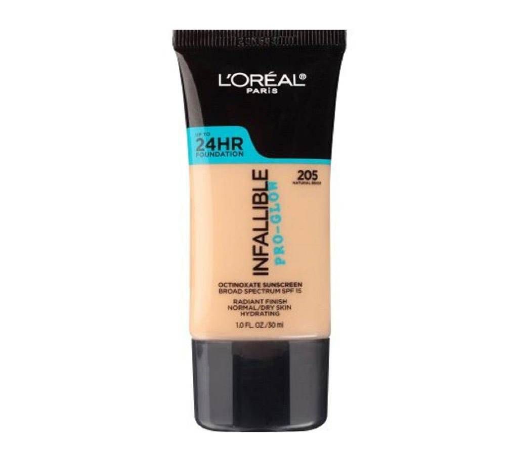 L'Oreal Infallible Pro-Glow Foundation-205
