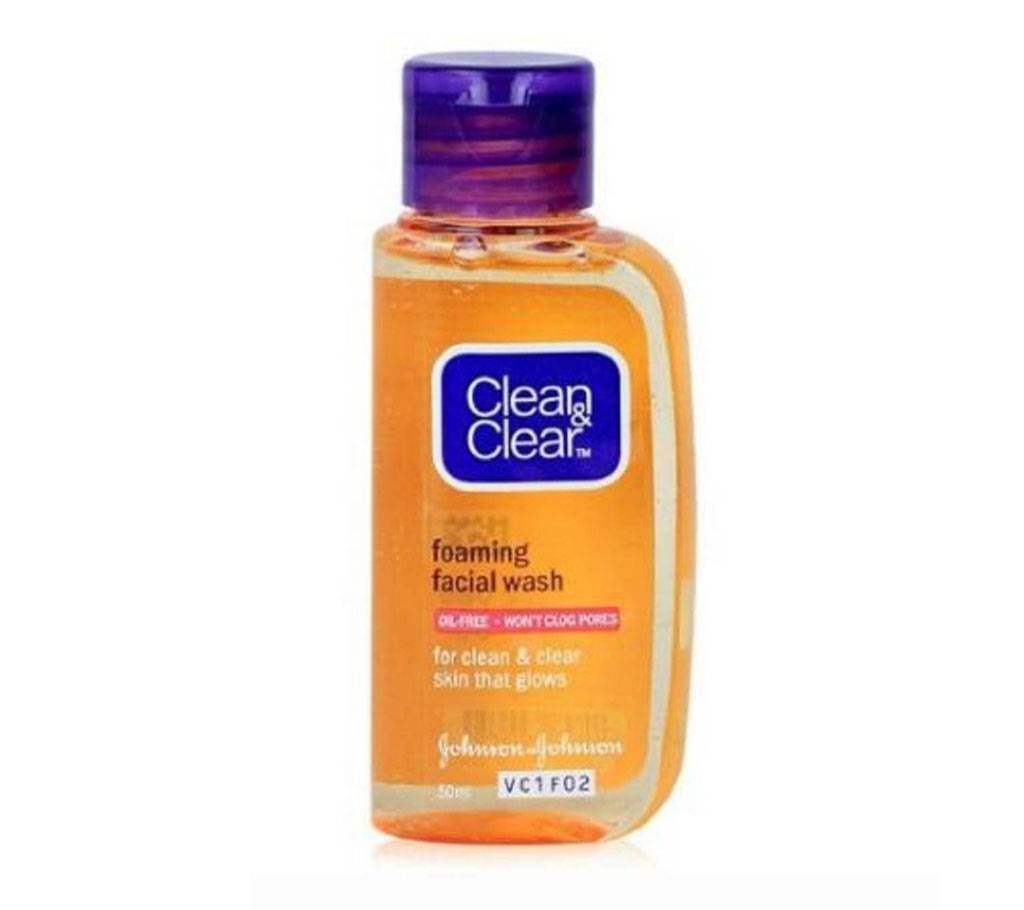 Clean & Clear Foaming Facial wash for woman- 50ml India