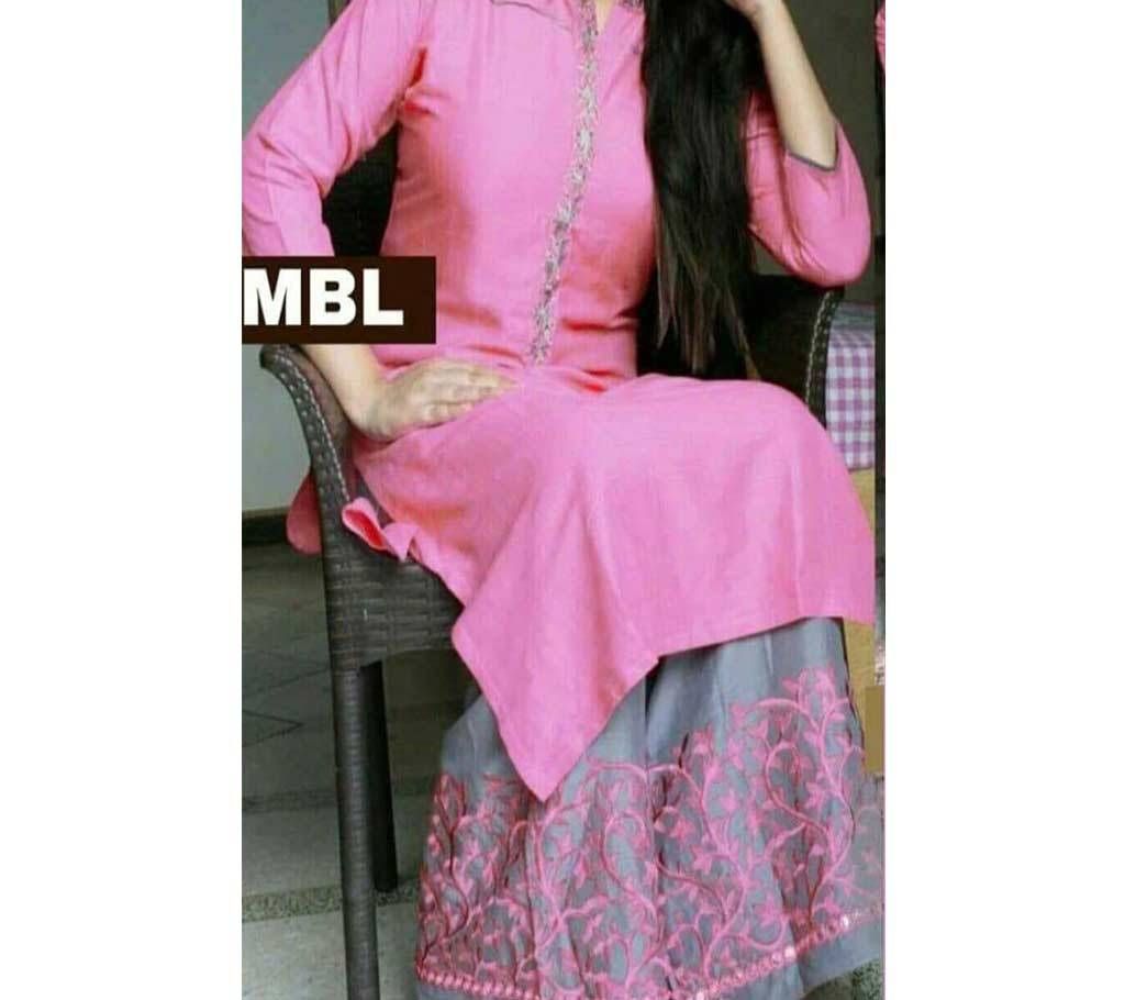 Cotton Semi-stitched Kurti