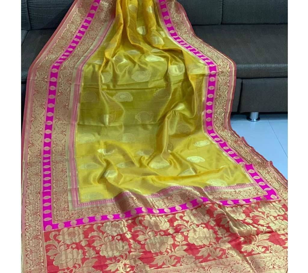 Banarasi Crystal Weaving Handloom Silk Saree