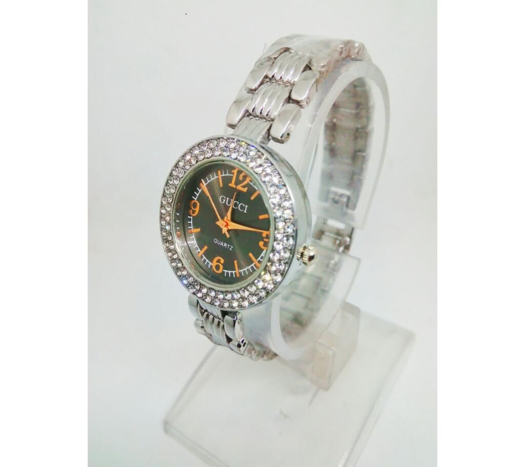 gucci stone setting watch