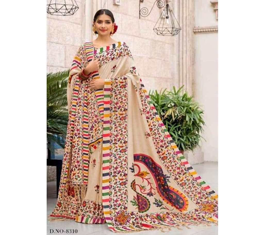 H Raj Brings Mahanoor Vol-2 Pashmina Saree With Shawl Dupatta