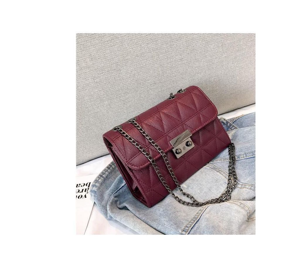 Small size women crossbody bag (1833 Red)