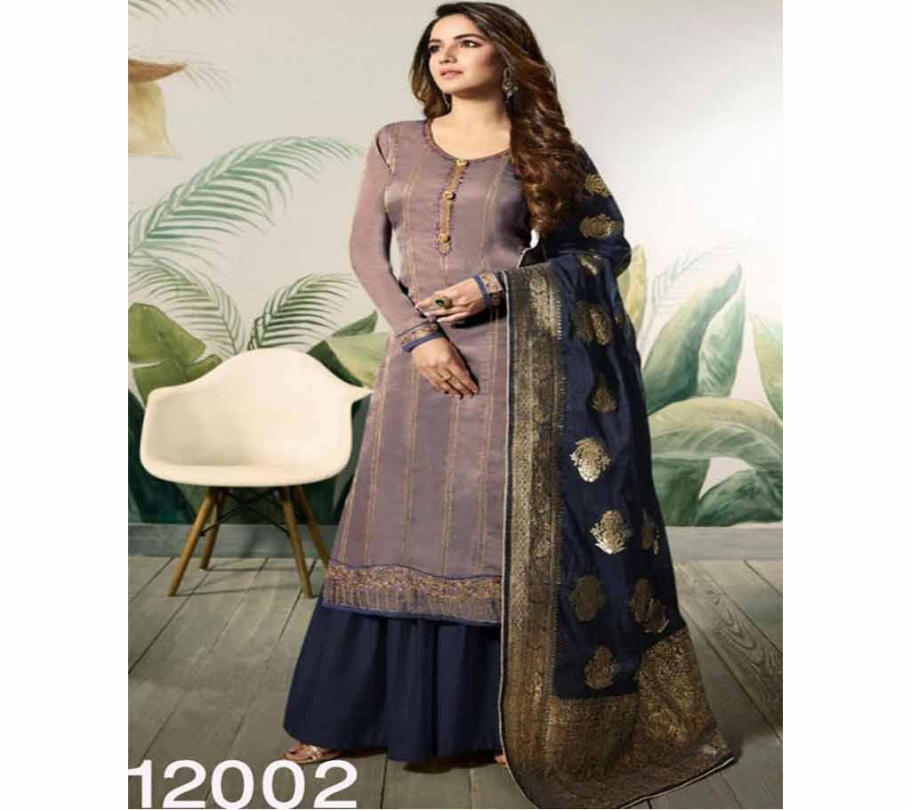 Amirah Unstitched Benarashi Three Piece -12002