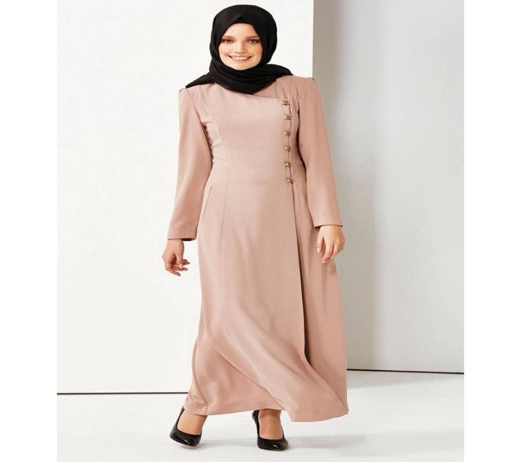 Light Brown China Linen / Georgette Borka For Women