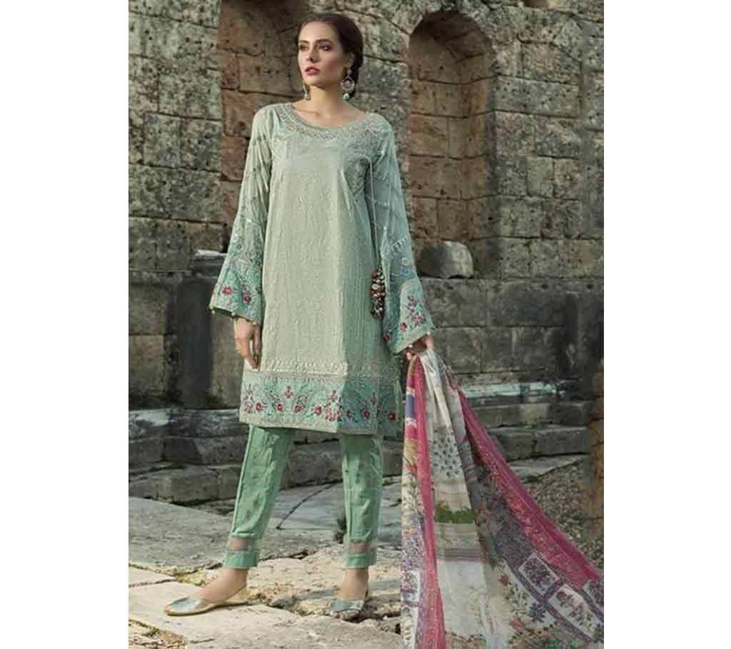 Deepsy Suits Maria B2 Lawn Vol-19 - 800-208 - Light Aqua Green - ASI