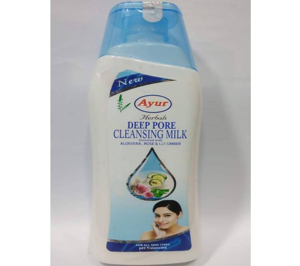 Ayur herbals deep pore cleansing milk 200 ml india