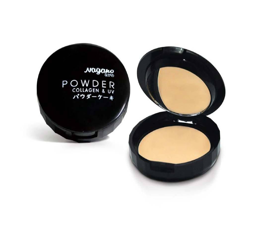NAGANO POWDER CAKE  IVORY (COLLAGEN & UV) 10g JAPAN