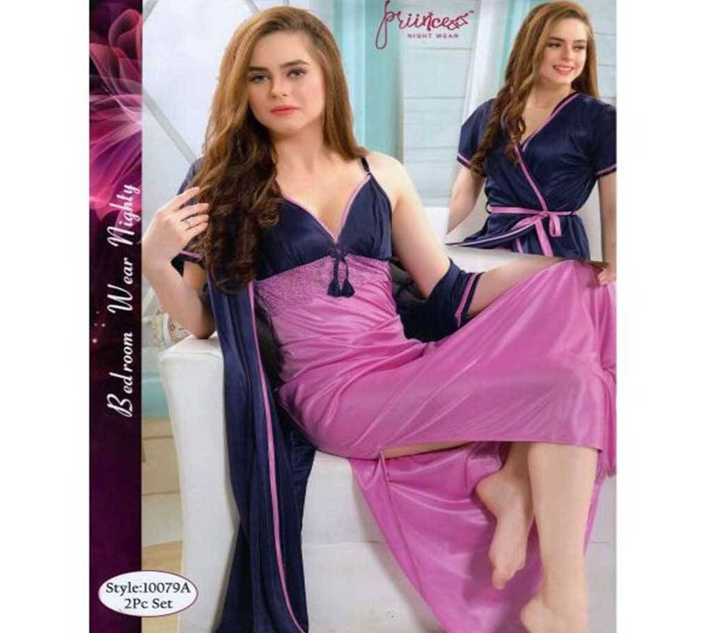 Fashionable Two Part Nighty-10079 A