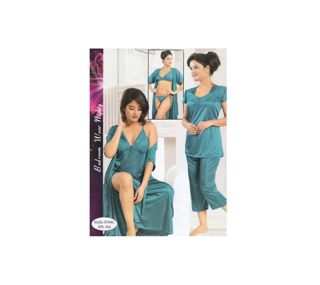 Fashionable Six Part Nighty-3744 C