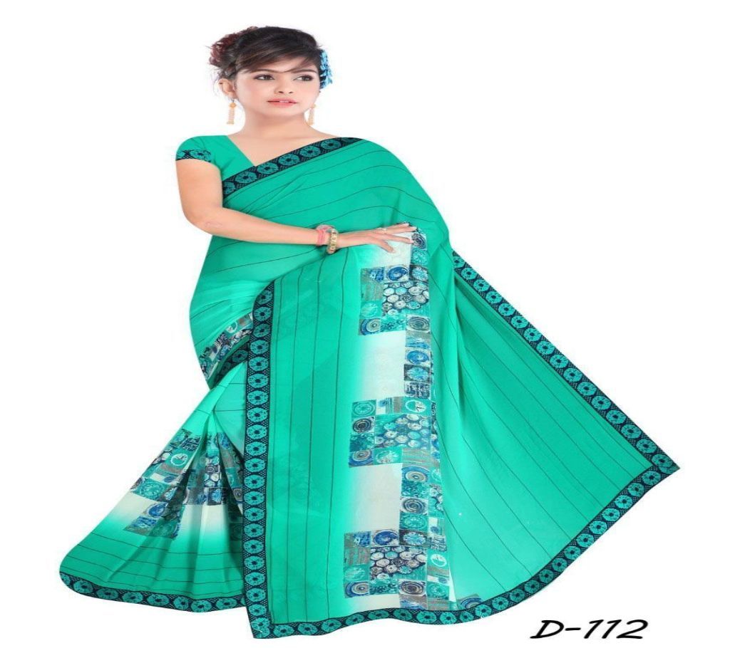 Indian Original Printed Sharee 12-Hps