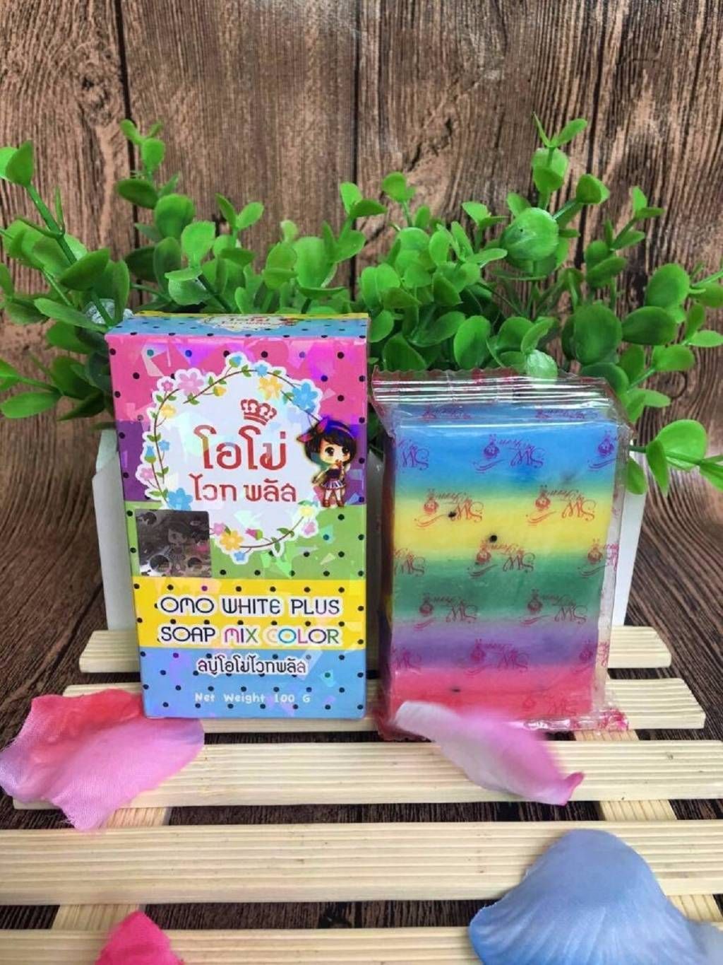 OMO White Plus mix color soap-100 gm 