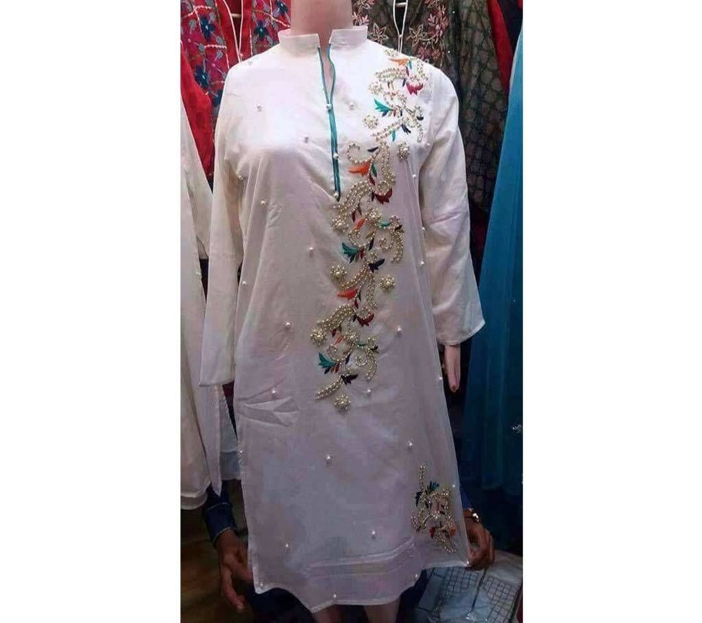 Ready made linen short kurti 