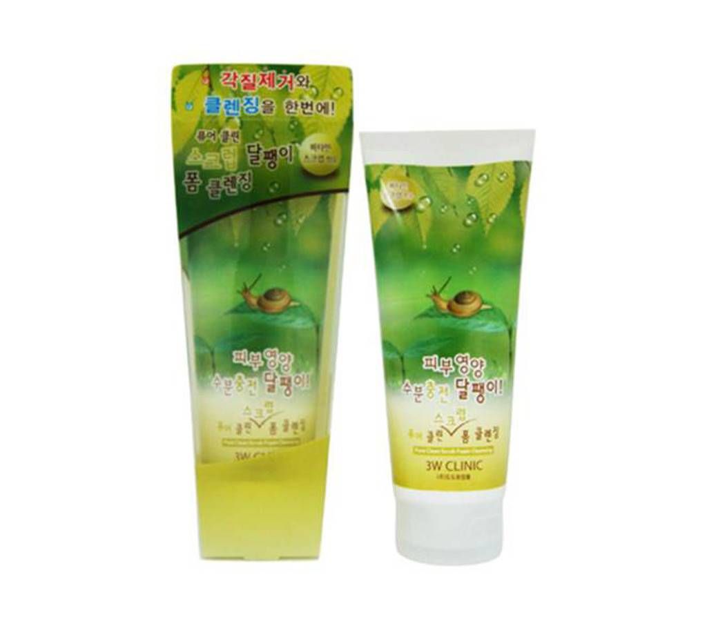 Pure clean scrub foam Snail Mucus scrub