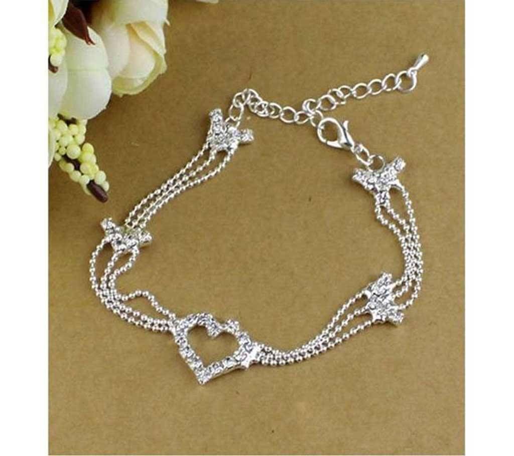 Heart Shape Anklet - 1 pc