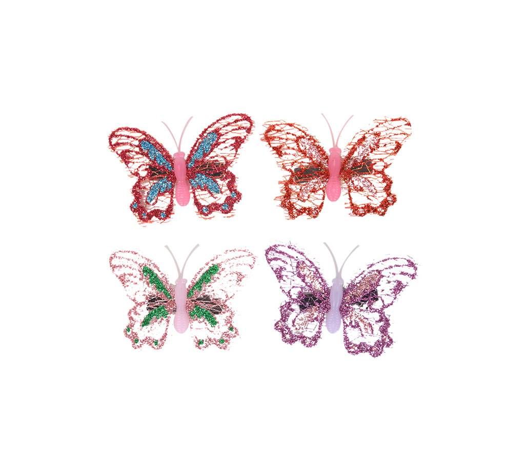 Multi Color Butterfly Hair Clip