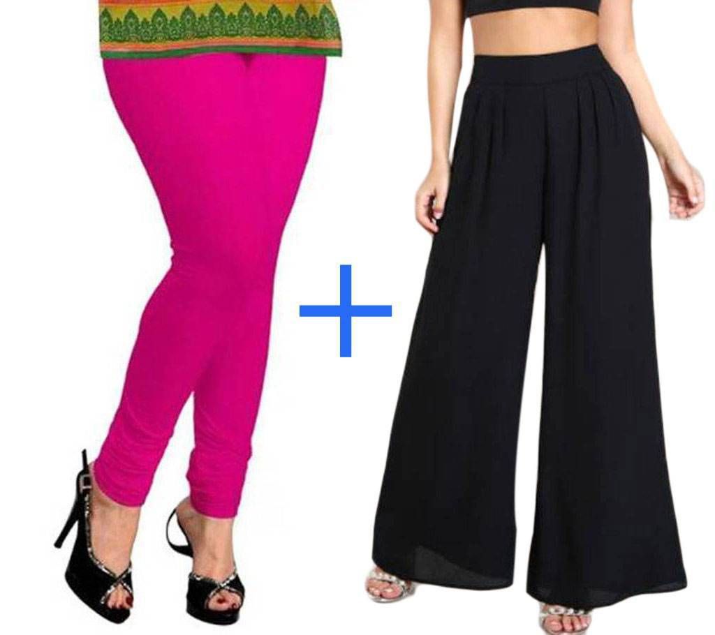Ladies Palazzo + Leggings Combo