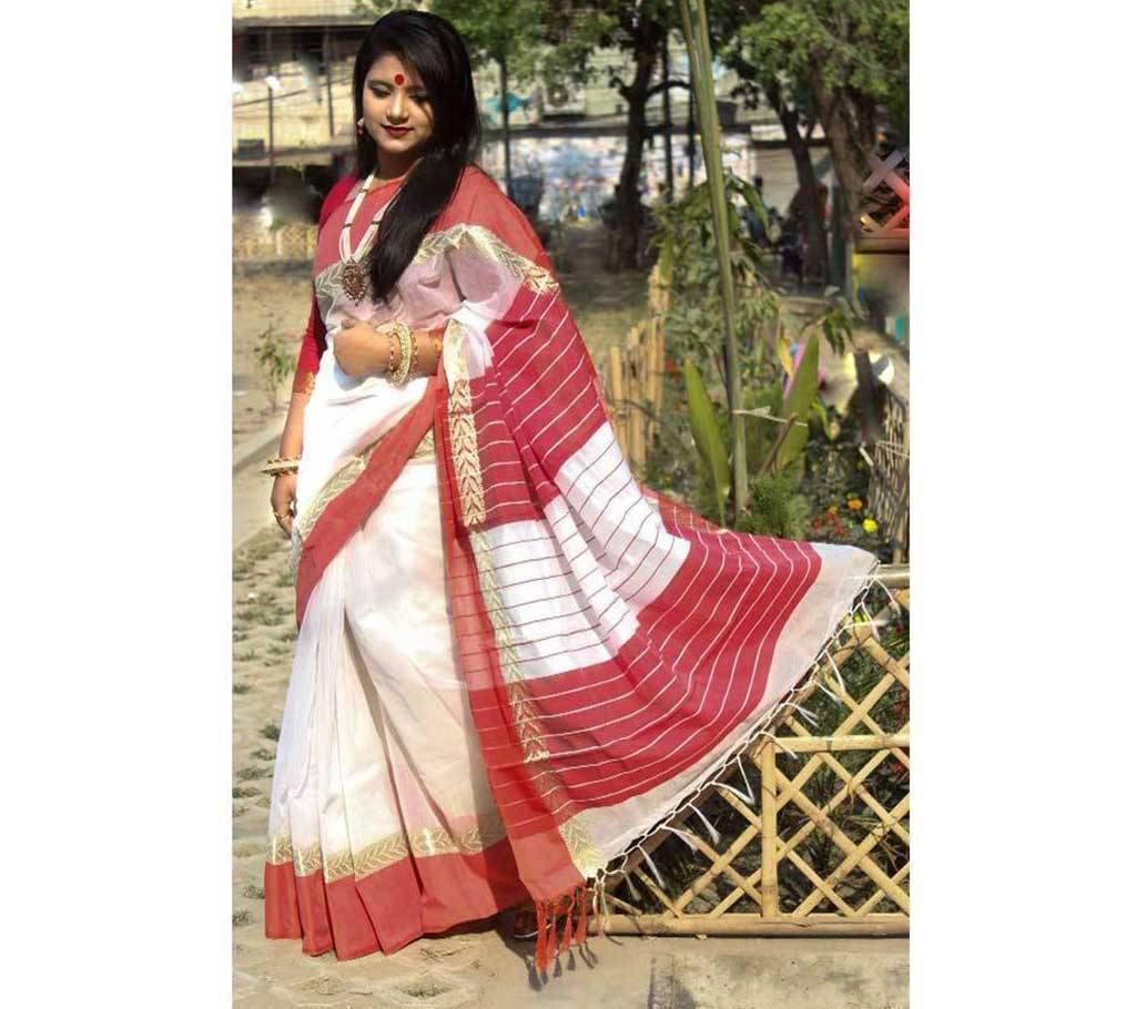Half Silk Chosha Saree