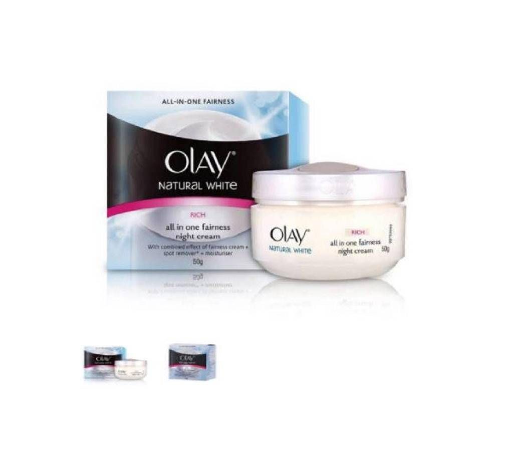 Olay Natural White Fairness Night Cream 50 gram Saudi Arab 