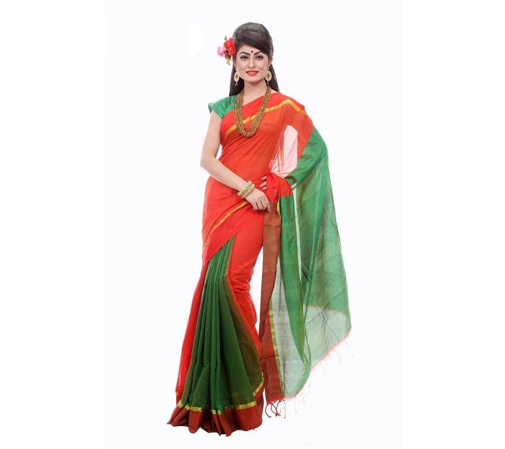 Boishakhi hand loom Taant silk sharee