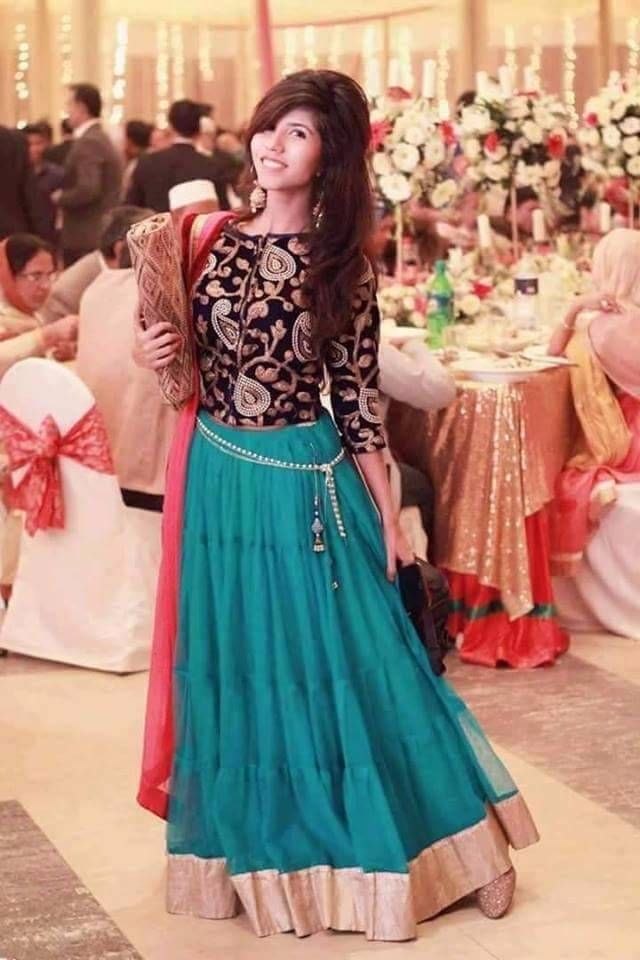 Semi Stitched Georgette Lehenga - Copy