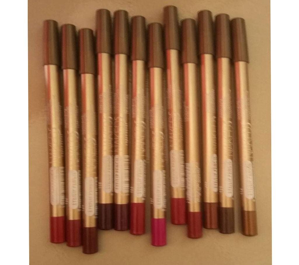 NAKED Lipliner Pencil - 12 pcs - UK