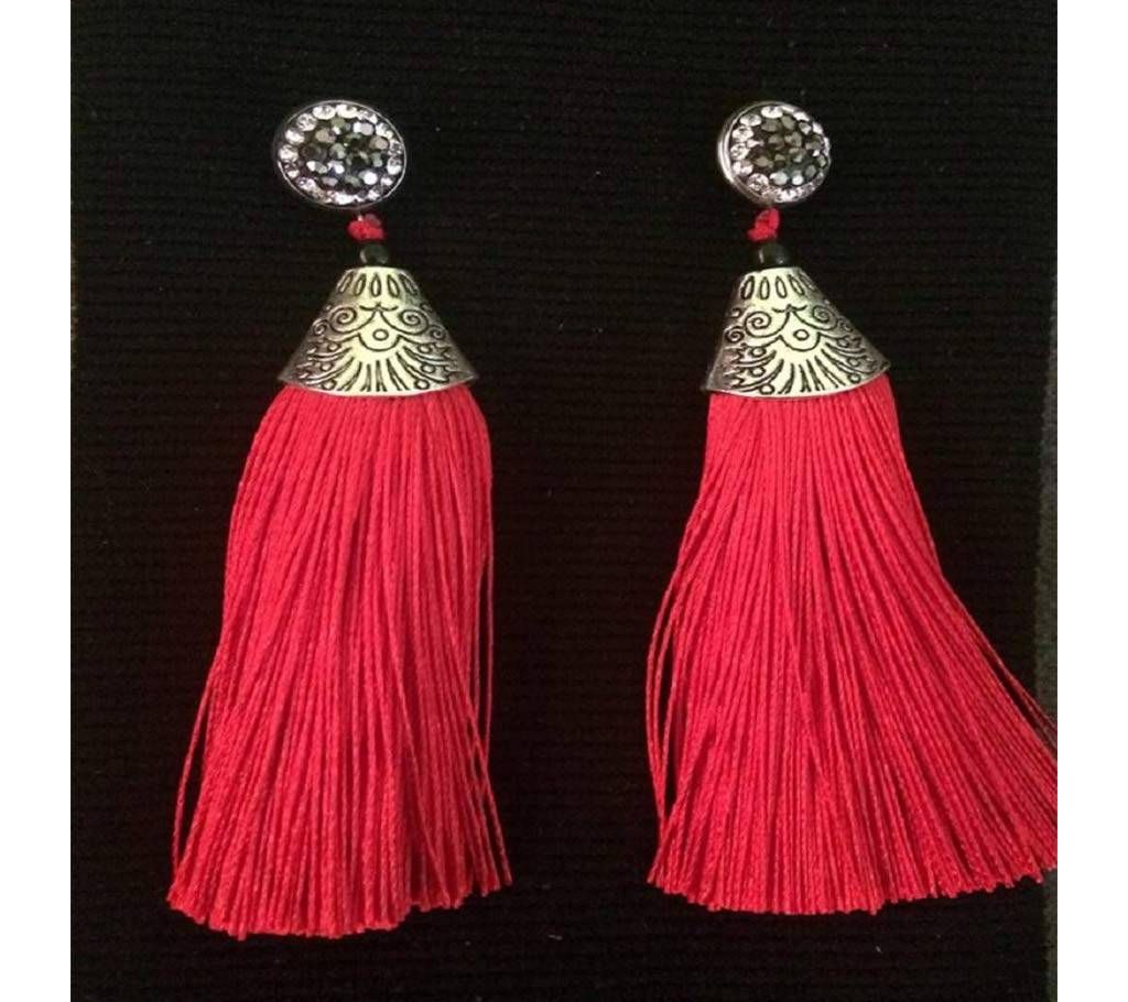 Ladies Metal Tassel Earring