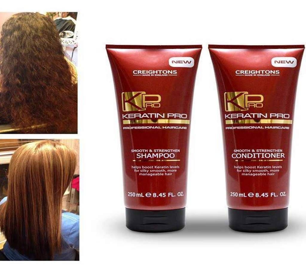 Keratin Pro Shampoo And Conditioner 500g - UK