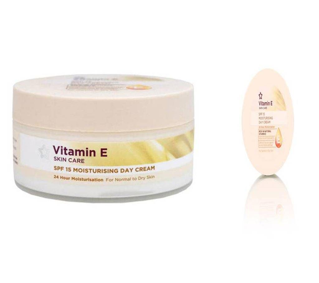 Superdrug Vitamin E Moisturising Day Cream With SPF15 - 100ml - UK