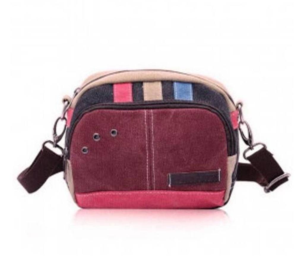Canvas Sidebag- Pink