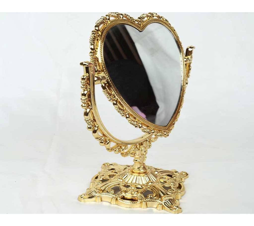 Plastic Frame Looking Glass - Golden