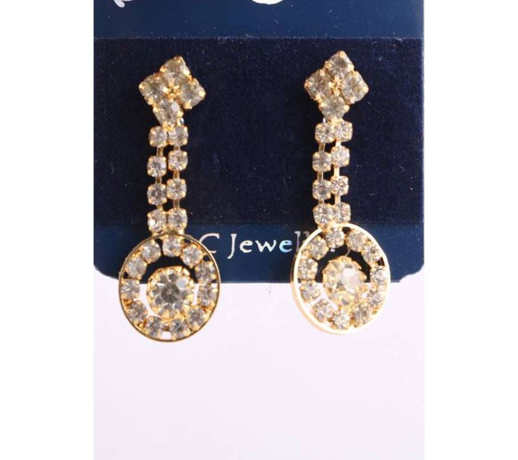 american diamond cut jhumka-644