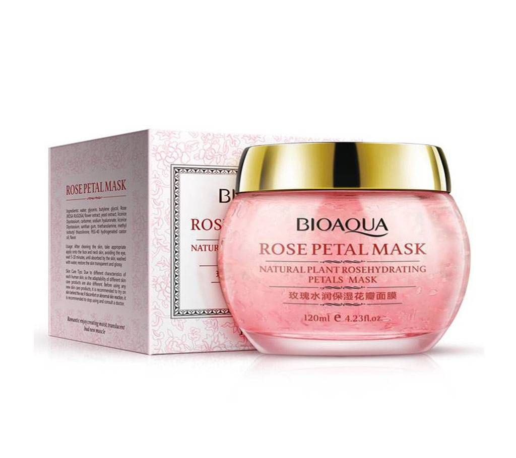 Bioaqua Rose Petal Sleeping Whitening Mask 120g - China