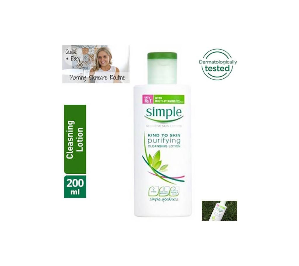Simple cleansing lotion-200ml-UK